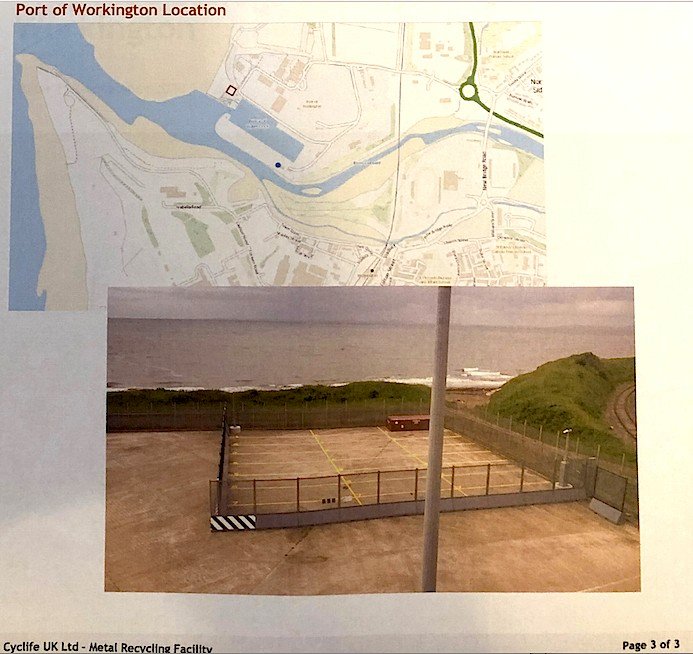 Stop Radioactive Waste Metal Storage – Port of Workington, Cumbria